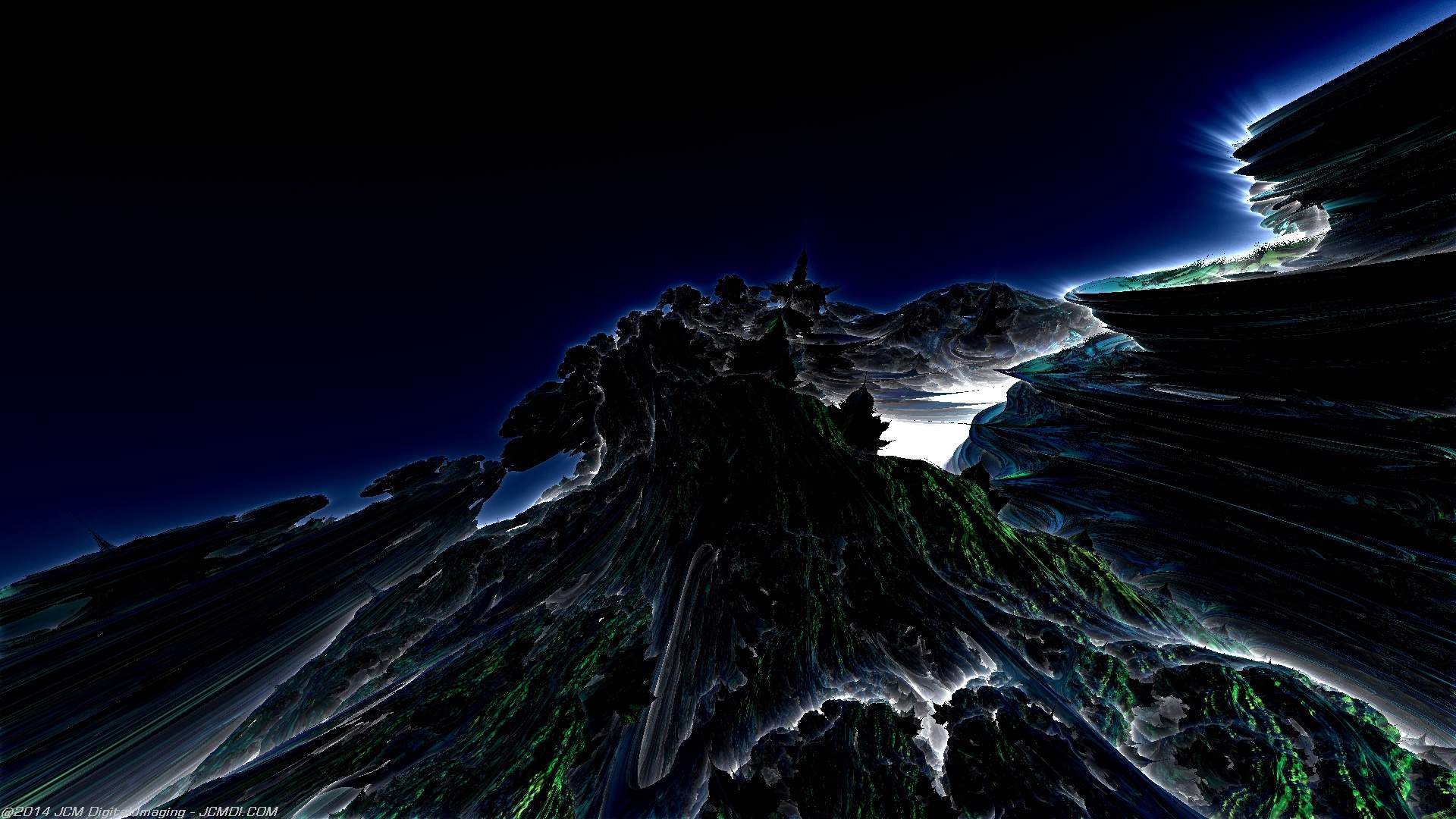 Fractal Asteroid Animation still image (JCMDI.COM)